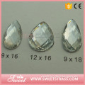 bling bling non sewing epoxy teardrop decoration in dfiferent size